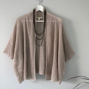 Eileen Fisher Organic Linen Cardigan M